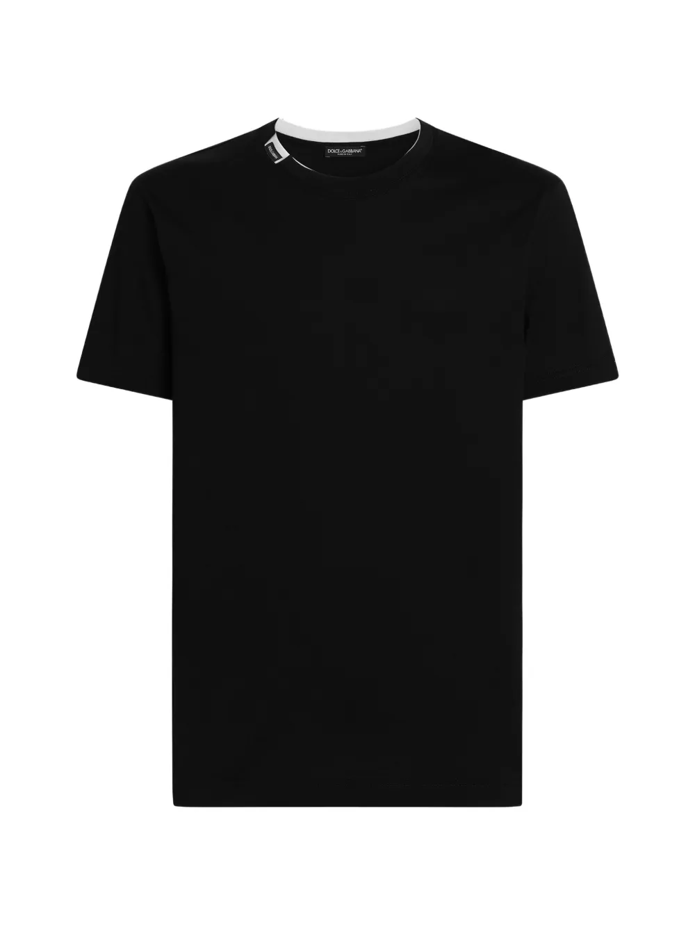 Dolce & Gabbana cotton jersey T-shirt - Schwarz