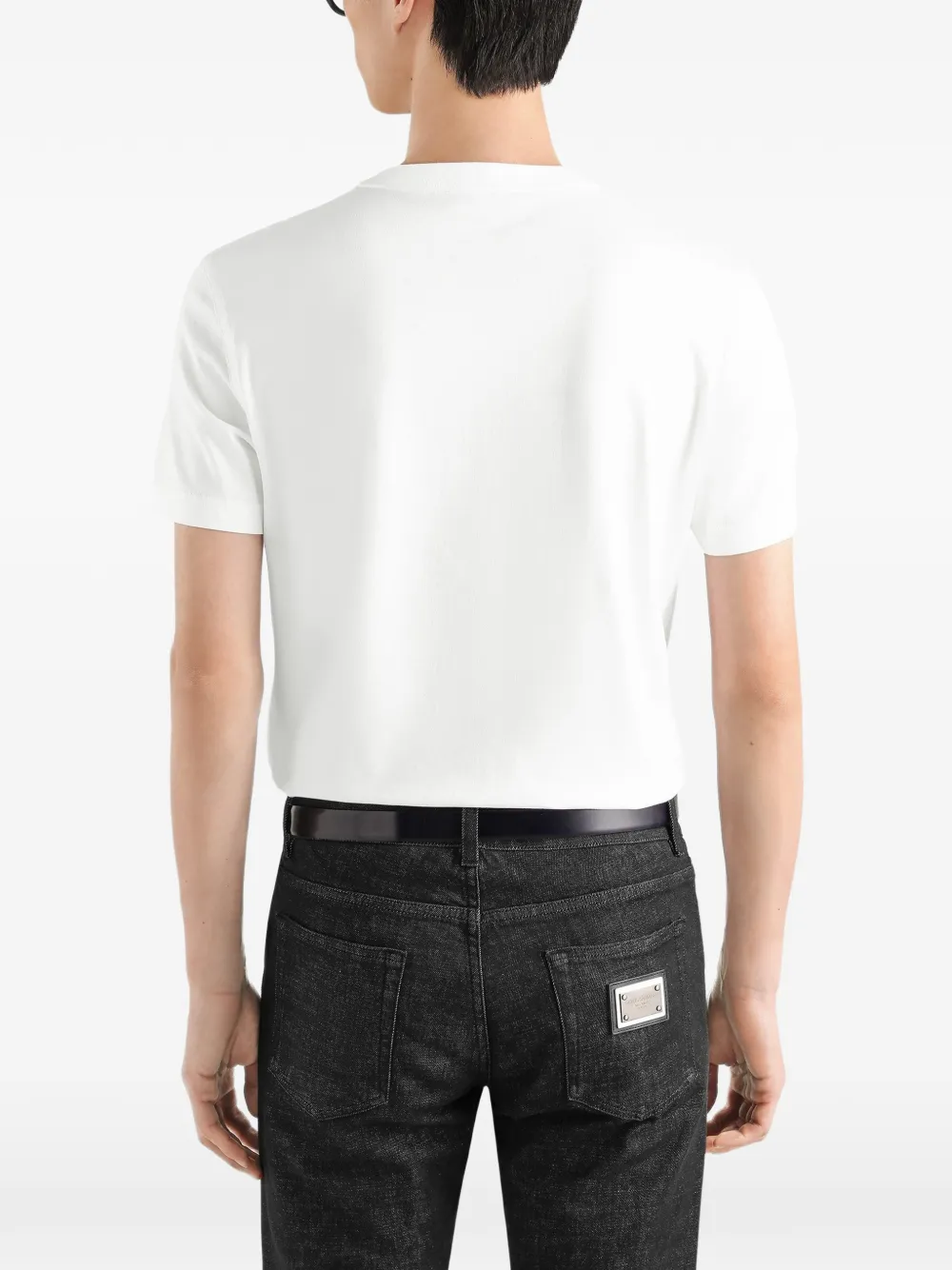 Dolce & Gabbana Katoenen jersey T-shirt Wit