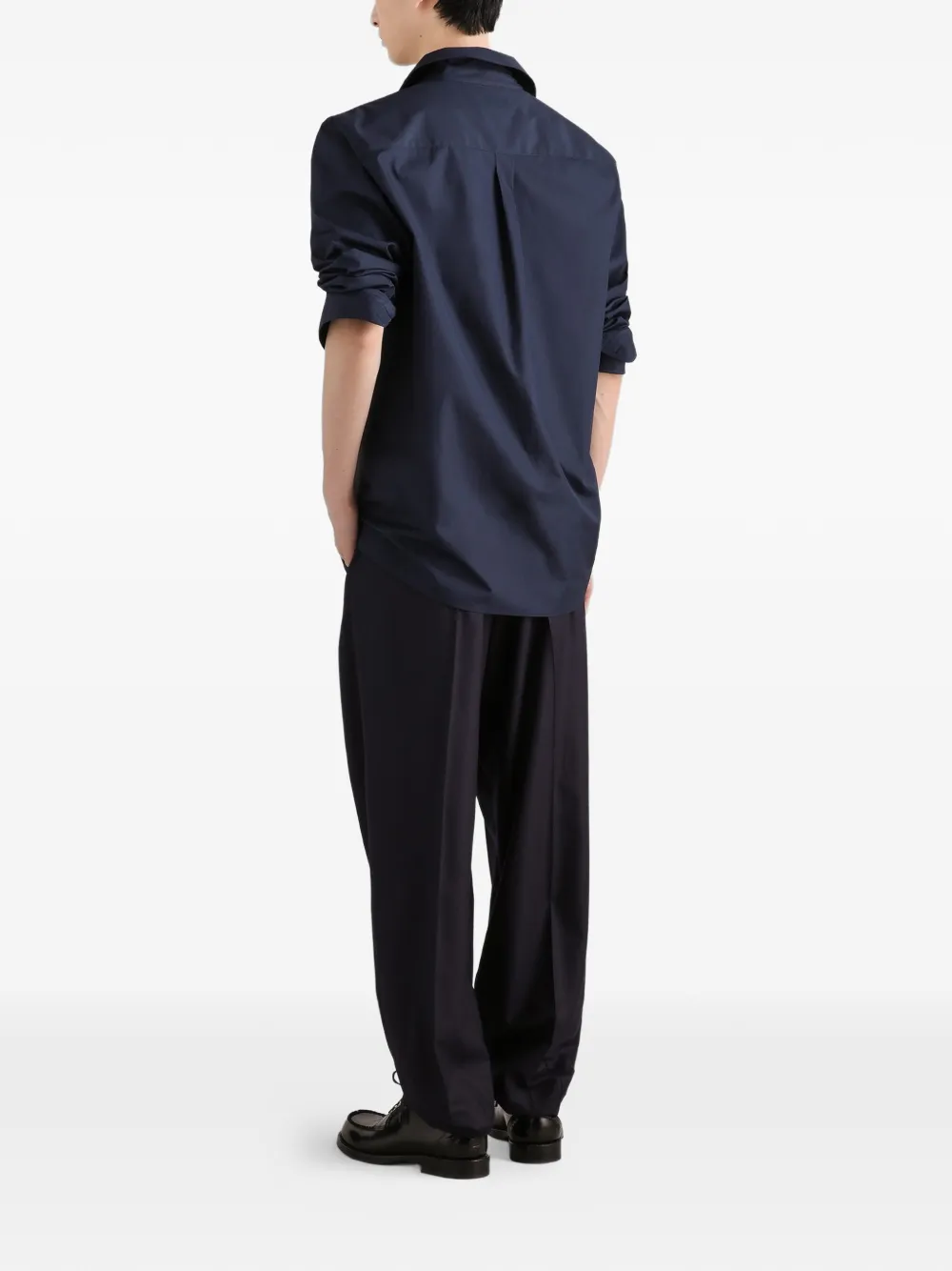 Dolce & Gabbana Serafino gestreept katoenen T-shirt Blauw