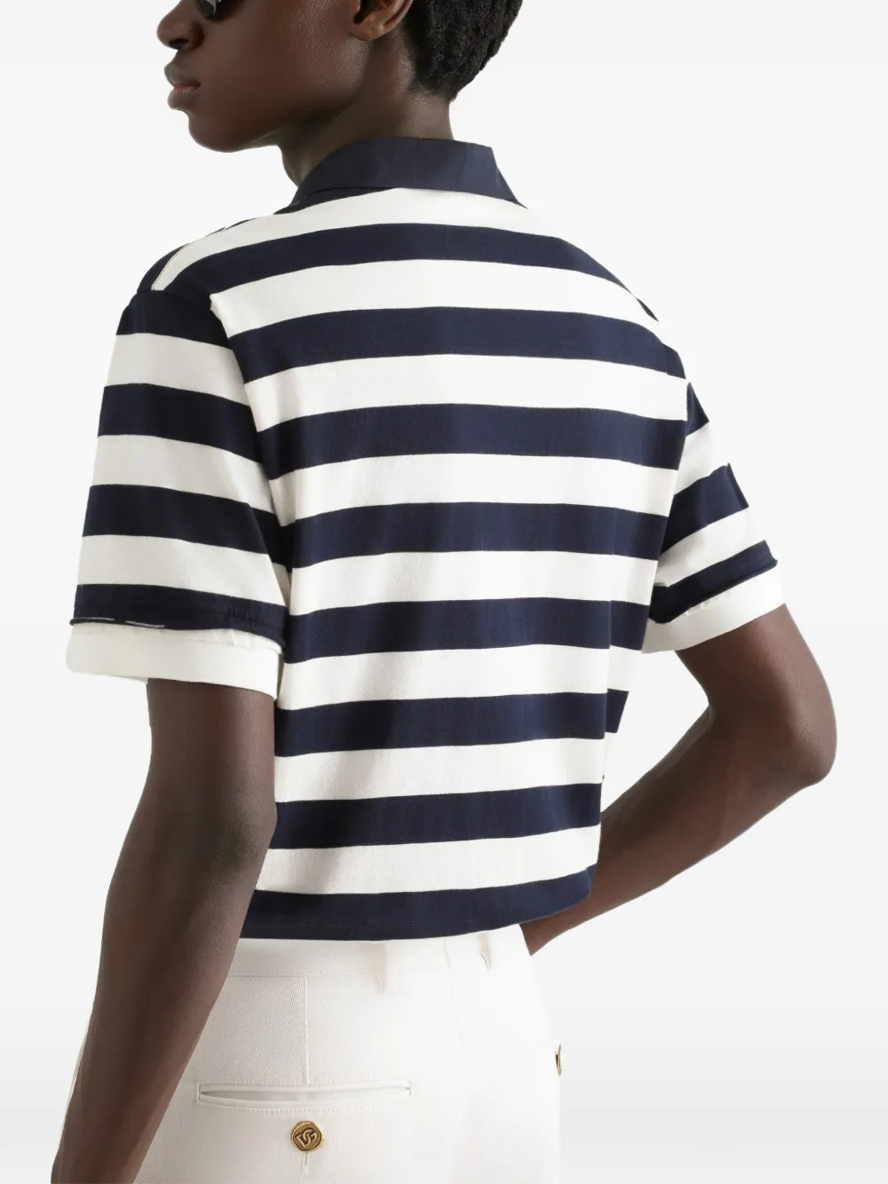 Dolce & Gabbana Gestreept poloshirt Blauw