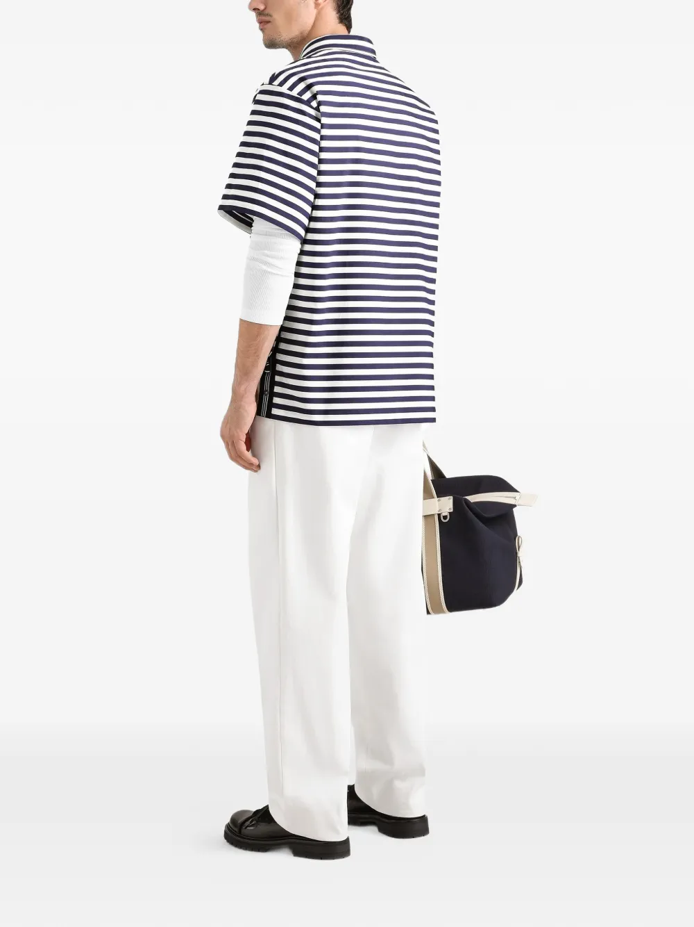 Dolce & Gabbana Gestreept poloshirt Blauw