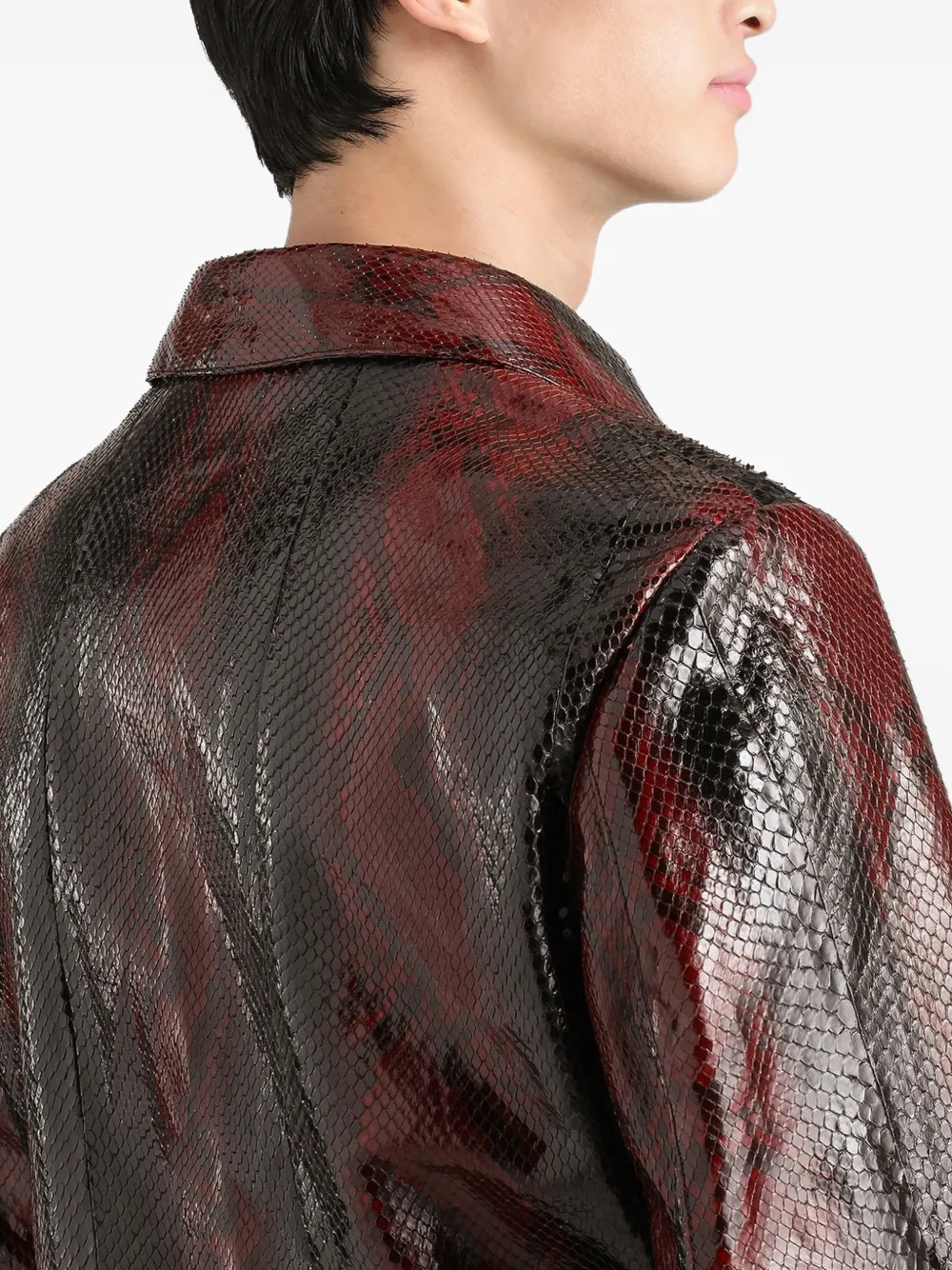 Dolce & Gabbana Migjorn python jack Rood