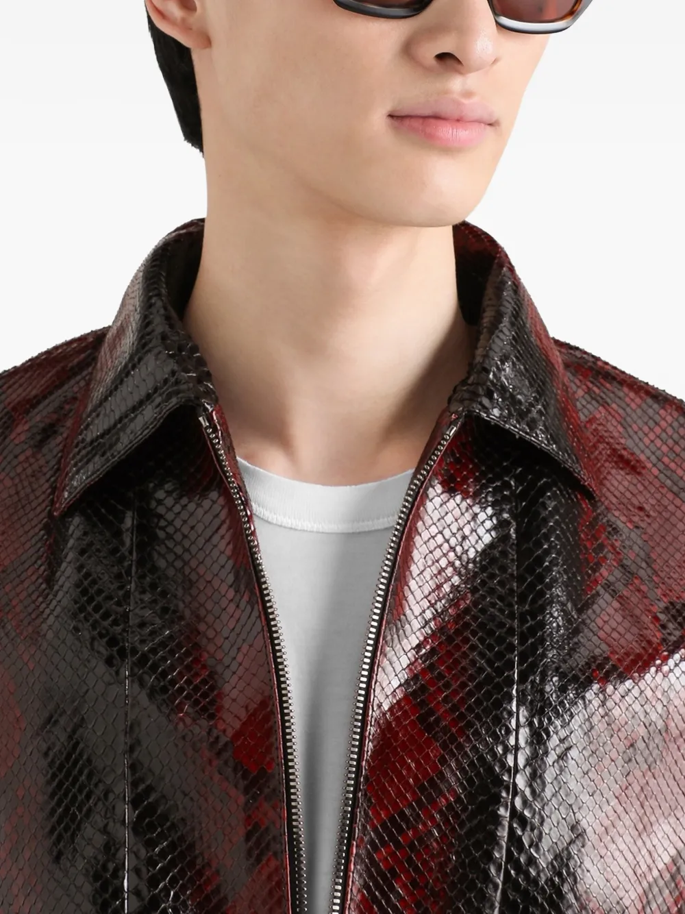 Dolce & Gabbana Migjorn python jack Rood