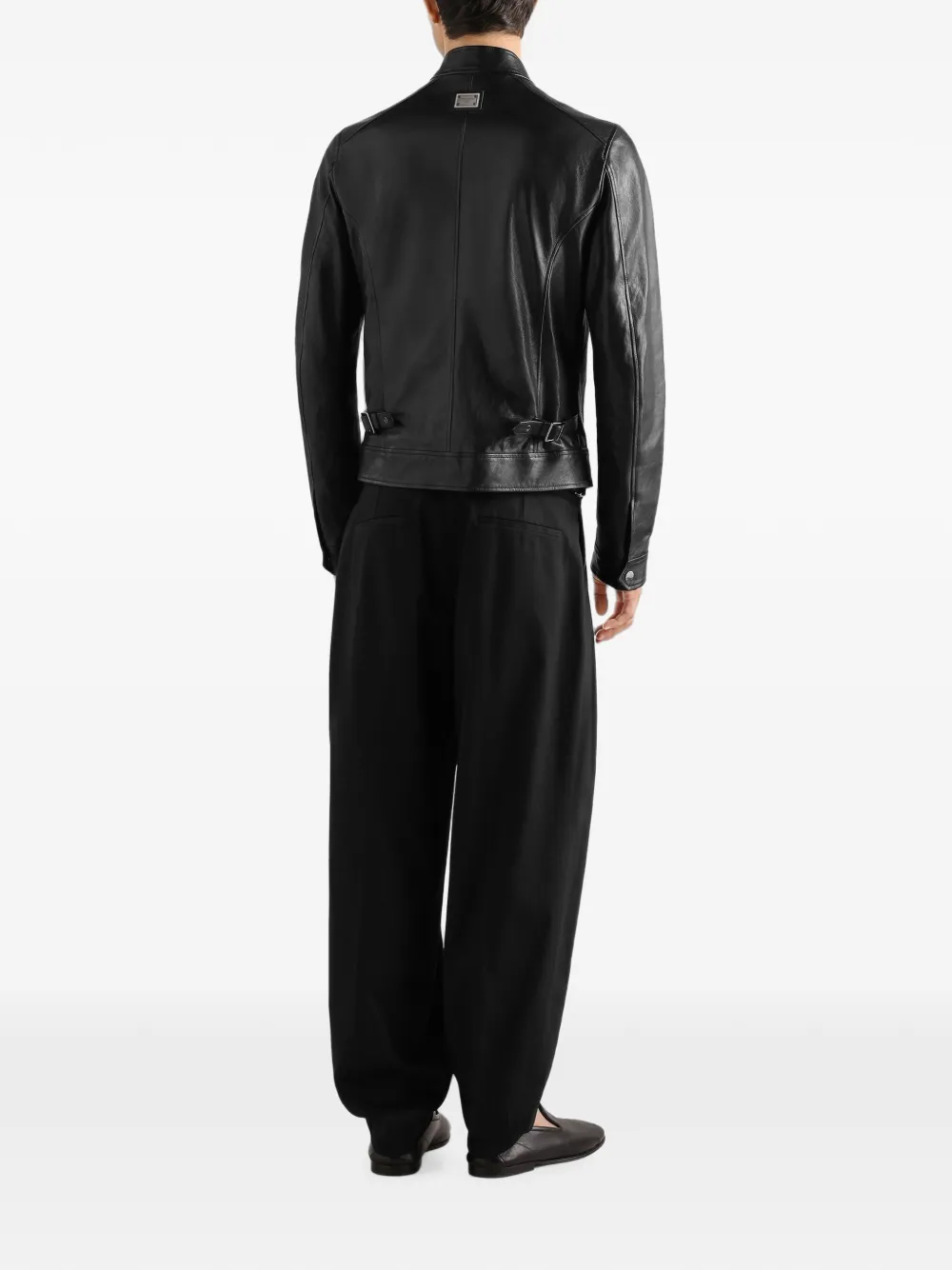 Dolce & Gabbana Jack van nappa leer Zwart