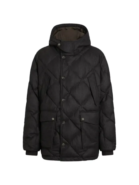 Dolce & Gabbana virgin wool flannel down jacket