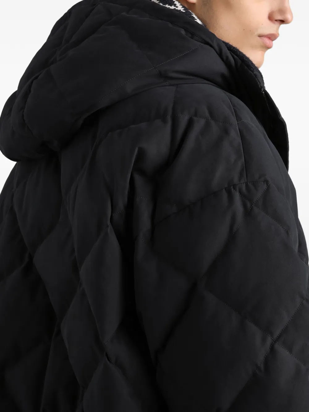 Dolce & Gabbana Gewatteerde katoenen jack Blauw