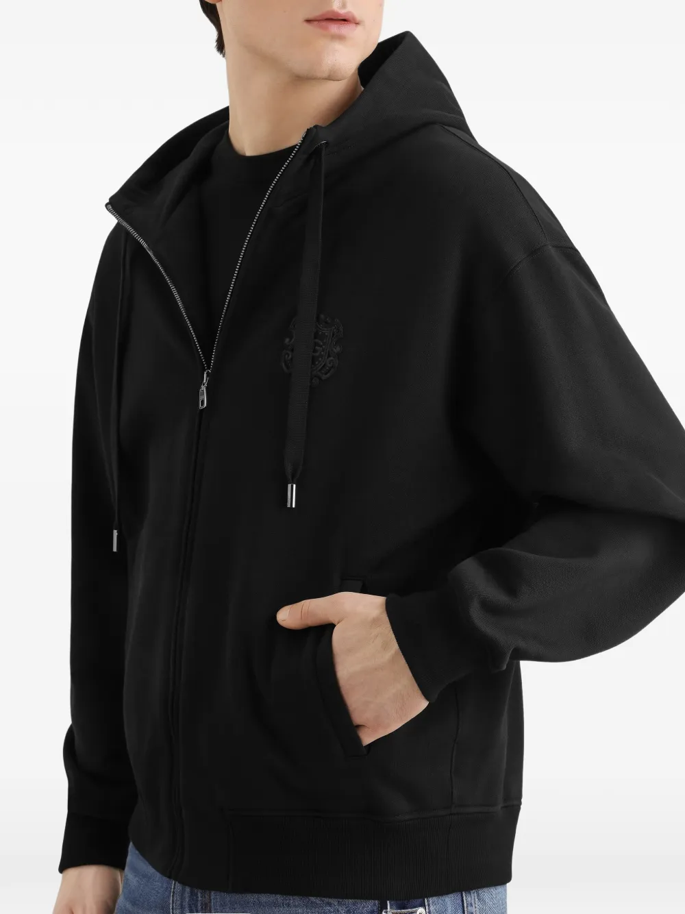 Dolce & Gabbana Sweater met capuchon Zwart