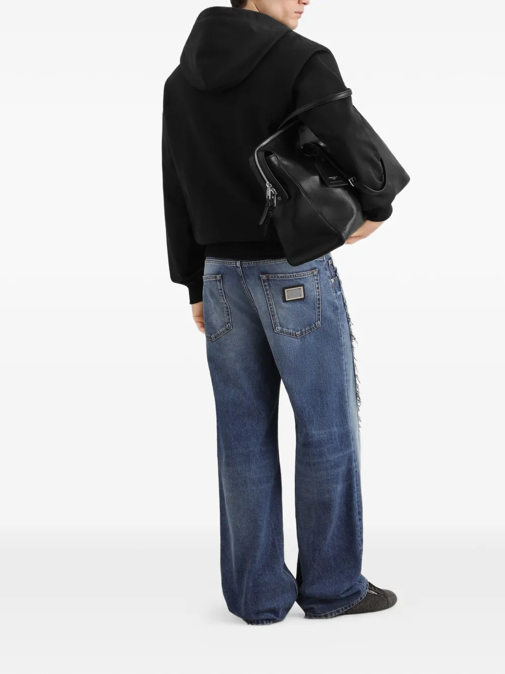 Dolce & Gabbana Sweater met capuchon Zwart