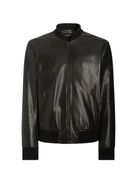 Dolce & Gabbana calfskin bomber jacket
