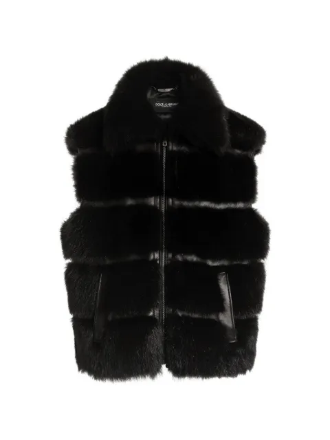 Dolce & Gabbana fur vest