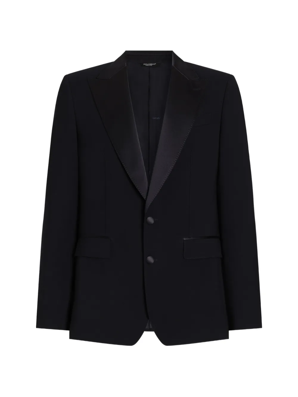 Dolce & Gabbana single-breasted two-piece wool tuxedo suit - Blu