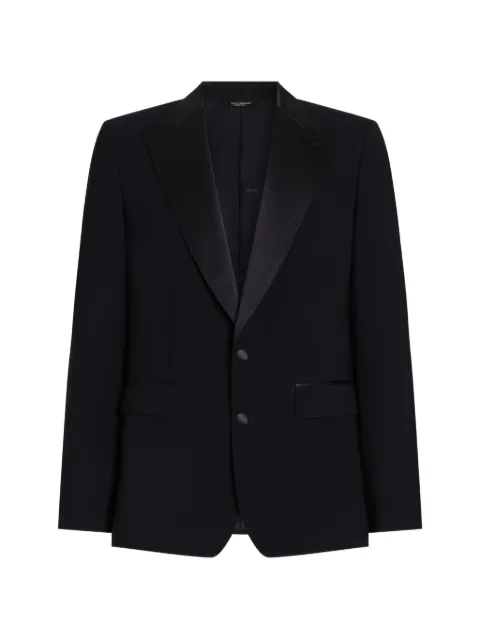 Dolce & Gabbana single-breasted two-piece wool tuxedo suit