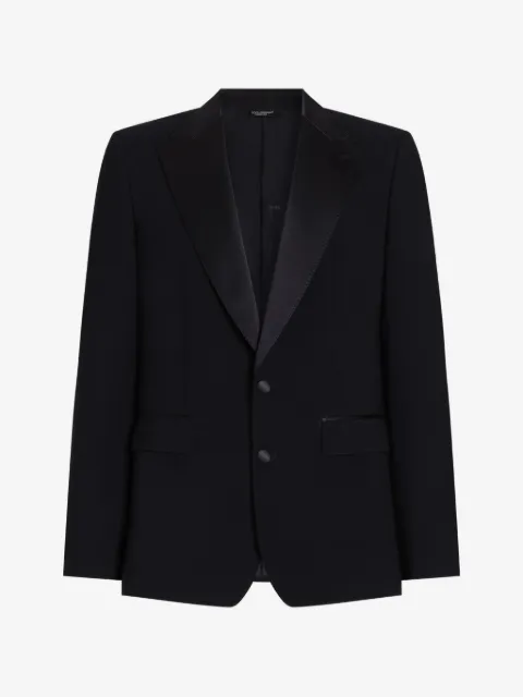 Dolce & Gabbana single-breasted two-piece wool tuxedo suit