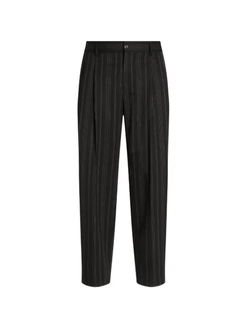 Dolce & Gabbana stripe-pattern trousers