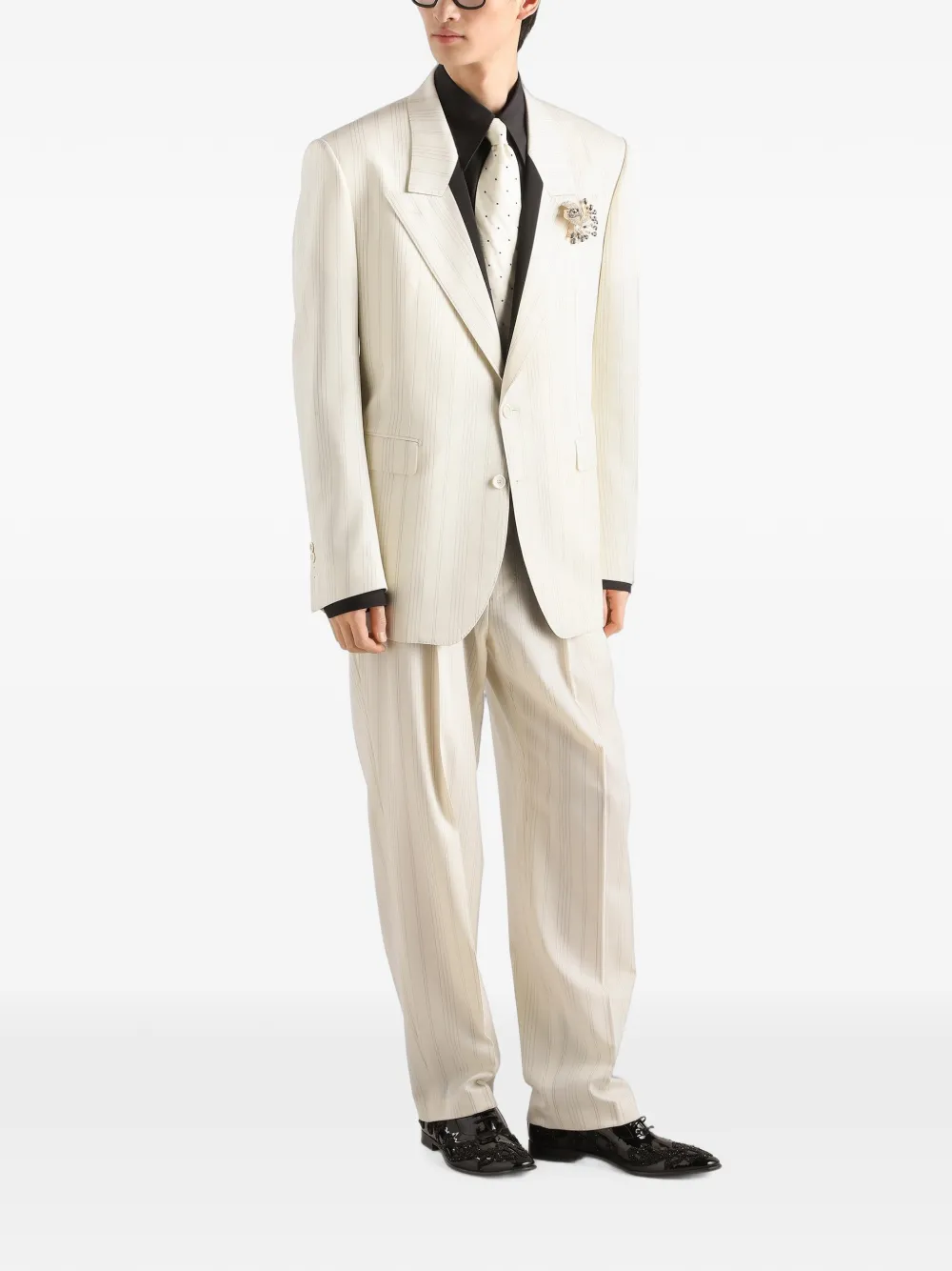 Dolce & Gabbana Wollen broek Beige