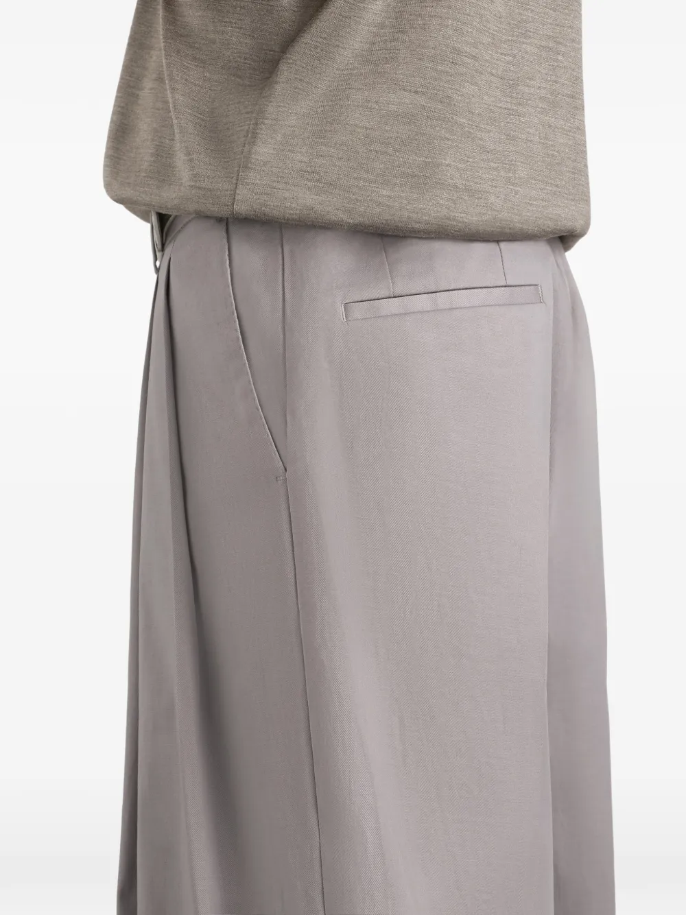 Dolce & Gabbana Katoenen gabardine pantalon Grijs