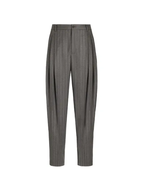 Dolce & Gabbana pinstripe virgin-wool trousers