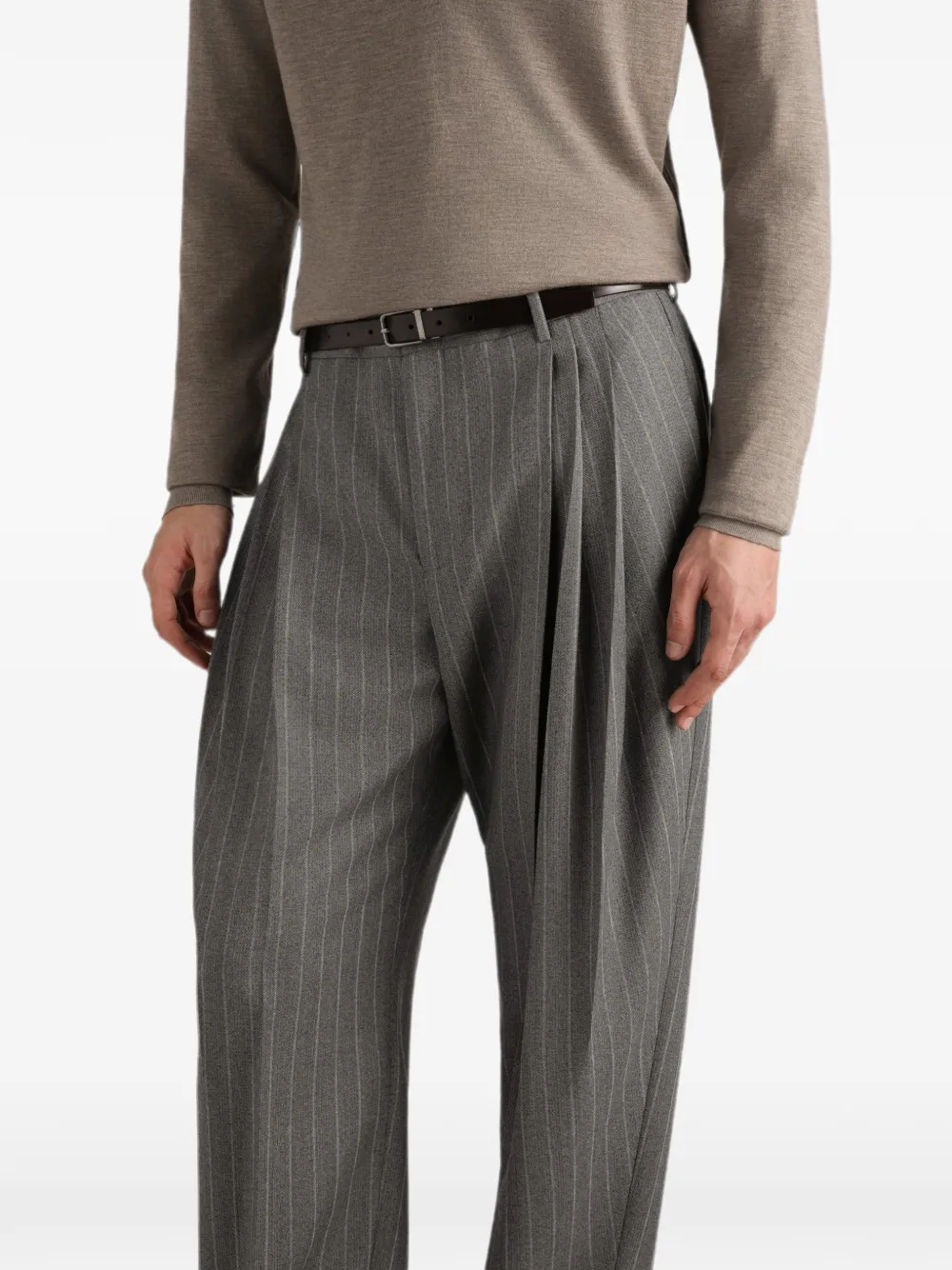 Dolce & Gabbana Broek met krijtstreep Grijs