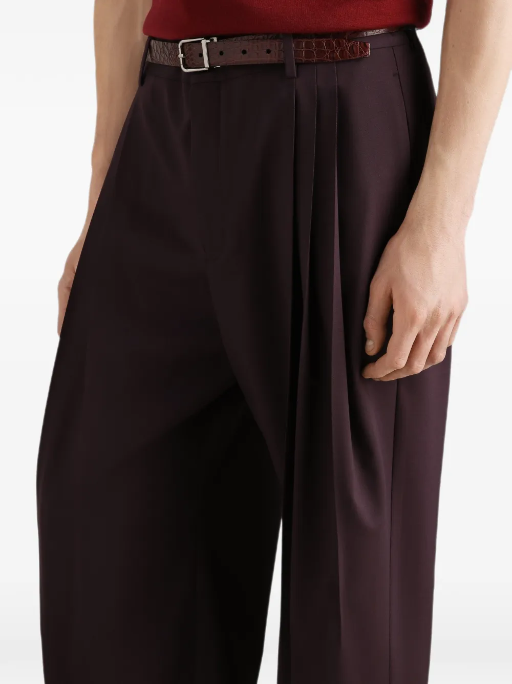 Dolce & Gabbana Wollen broek Bruin