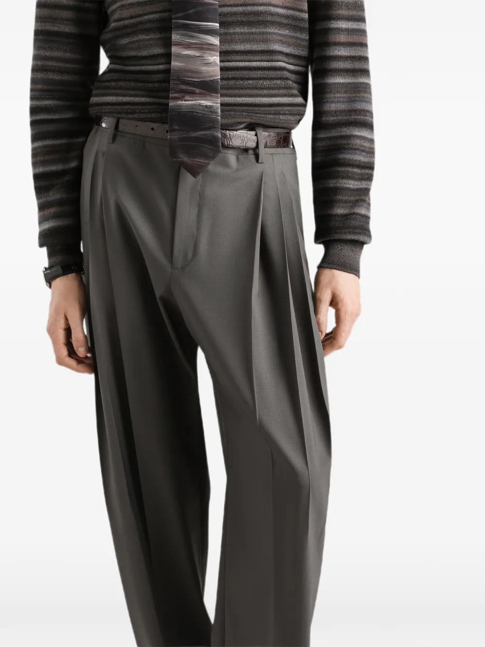 Dolce & Gabbana Wollen broek Grijs
