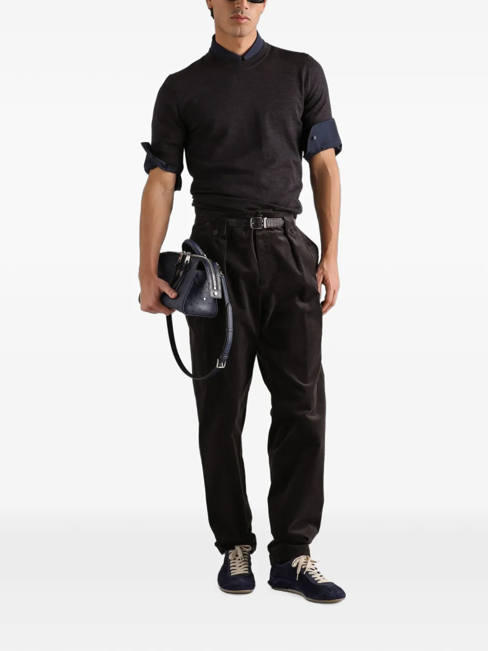 Dolce & Gabbana velvet trousers Bruin