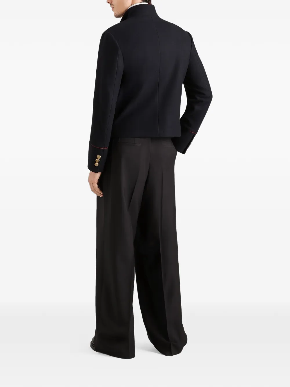 Dolce & Gabbana EXCLUSIVE wollen faille broek Blauw