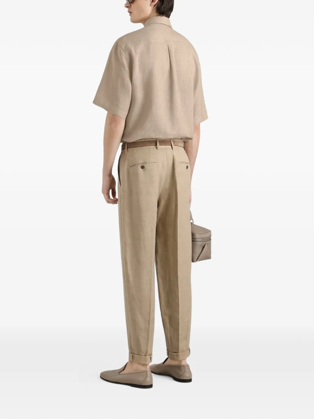 Dolce & Gabbana Linnen broek Beige