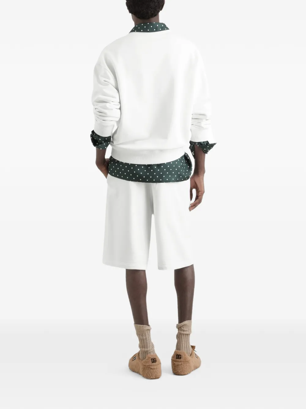 Dolce & Gabbana Jersey bermuda shorts Wit