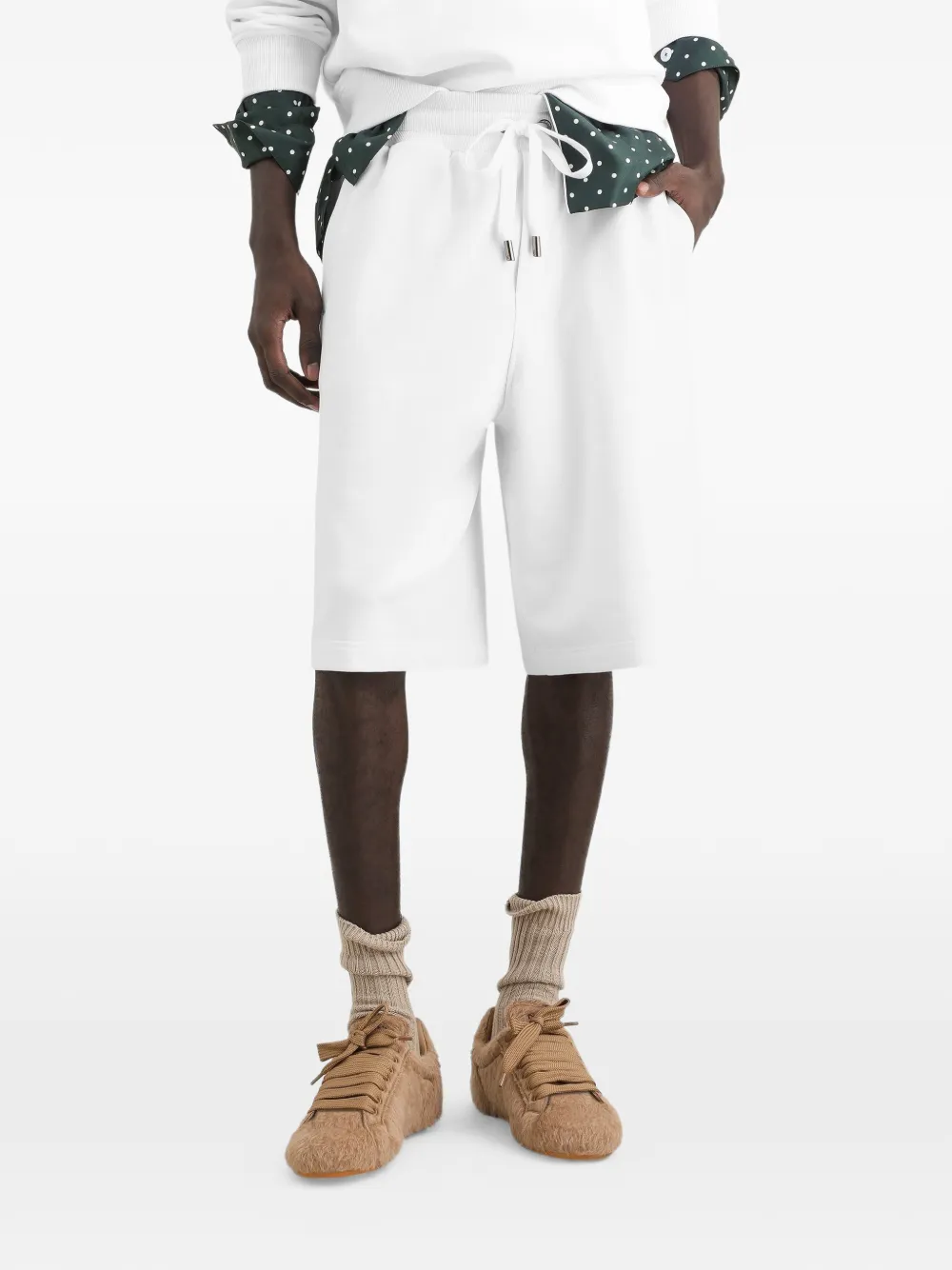 Dolce & Gabbana Jersey bermuda shorts Wit