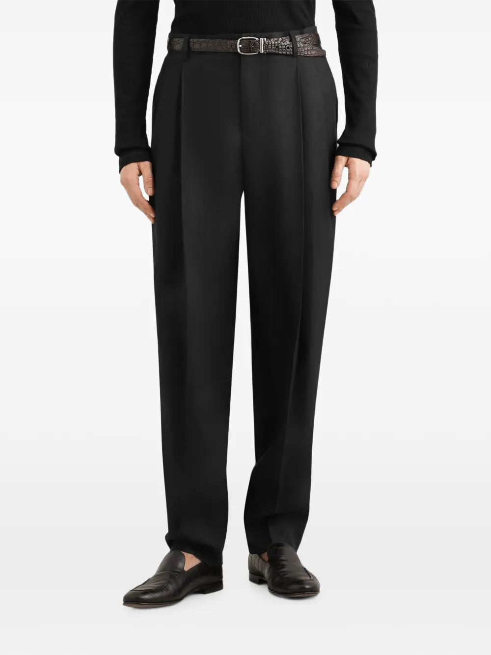 Dolce & Gabbana Linnen broek Zwart