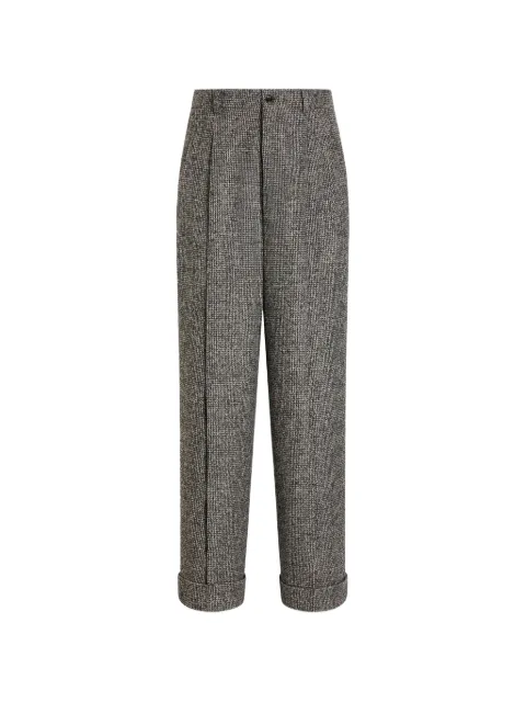 Dolce & Gabbana pantalones Birdseye de lana