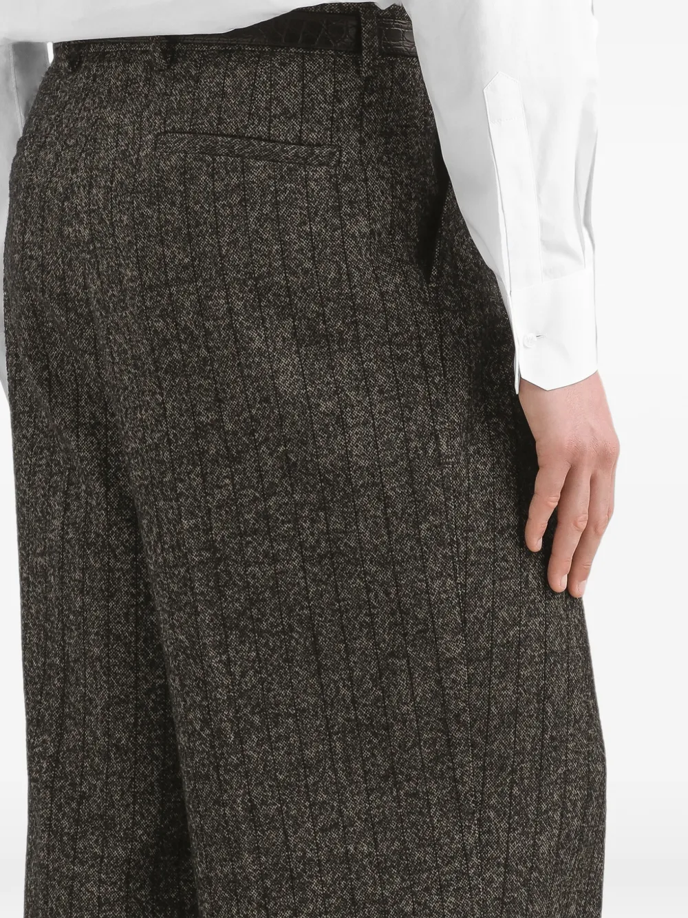 Dolce & Gabbana Gestreepte broek Grijs