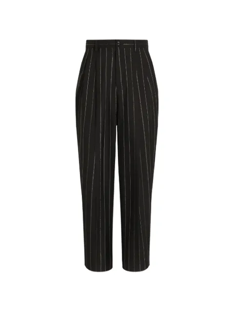 Dolce & Gabbana virgin wool pinstripe trousers