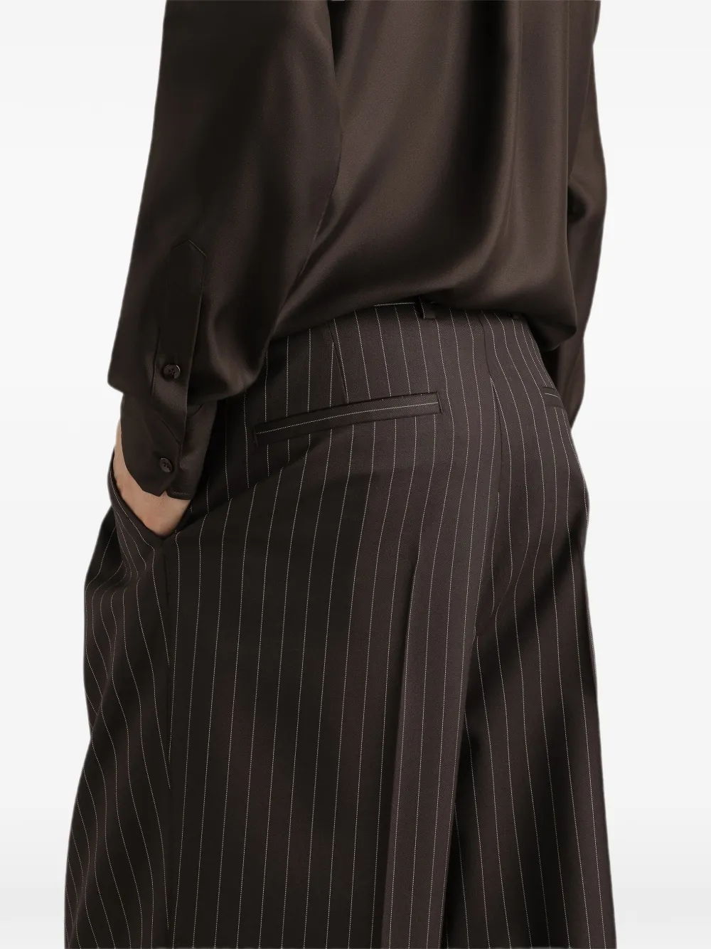 Dolce & Gabbana Wollen broek Bruin