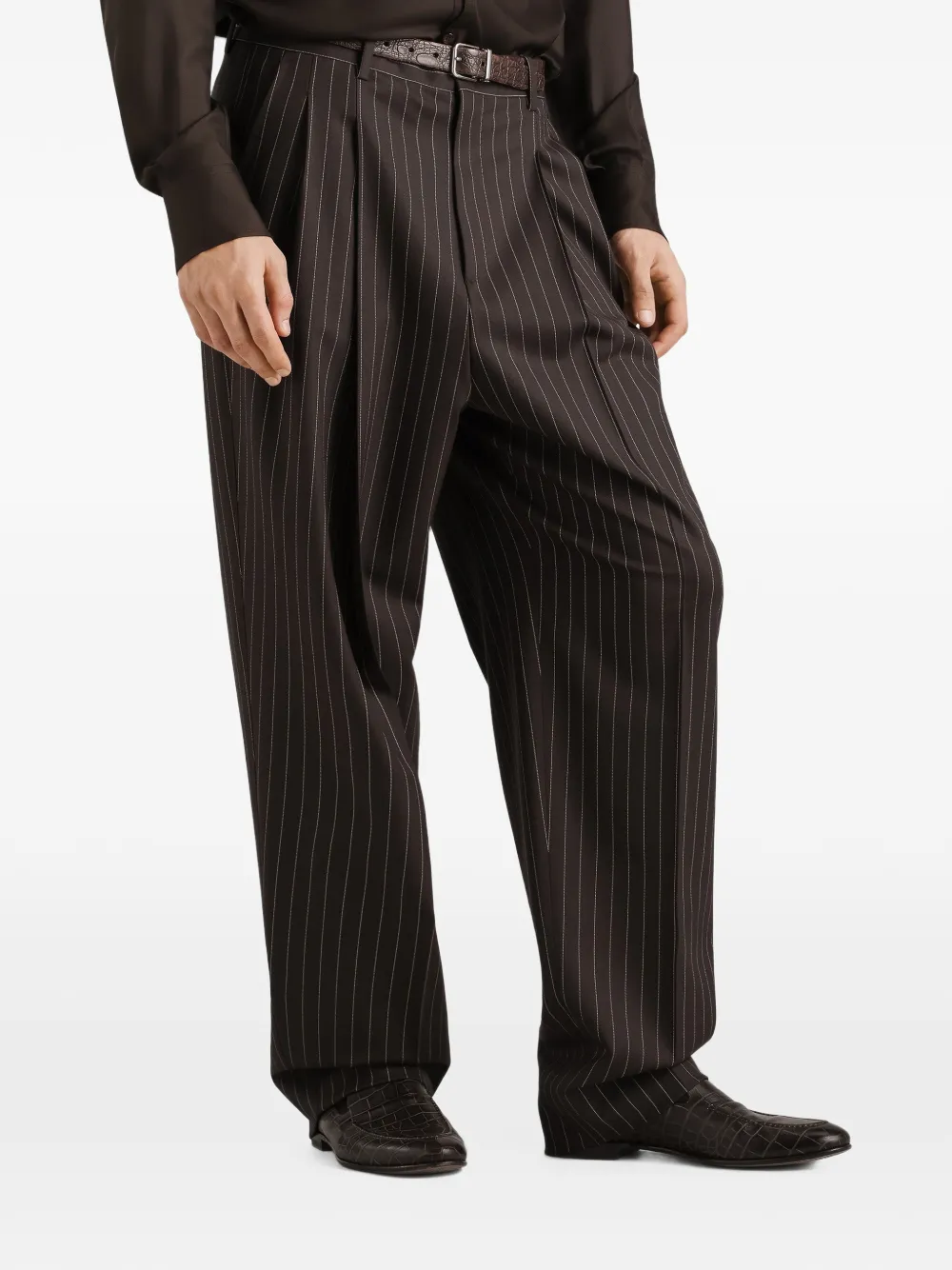 Dolce & Gabbana Wollen broek Bruin