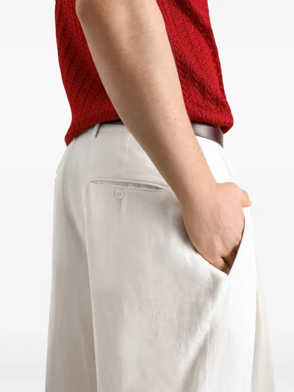 Dolce & Gabbana Linen Trousers | White | FARFETCH