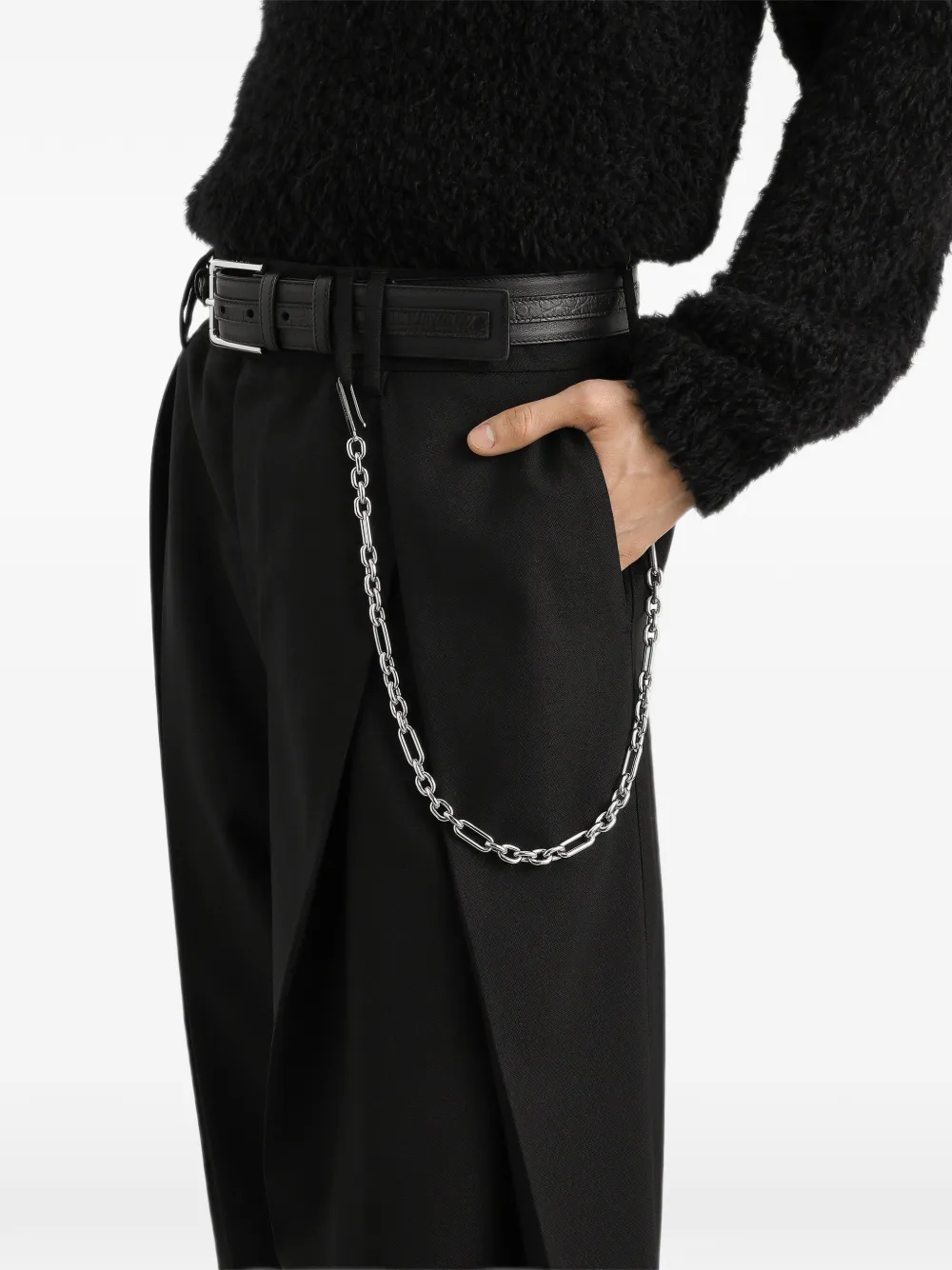 Dolce & Gabbana Panama wollen broek Zwart