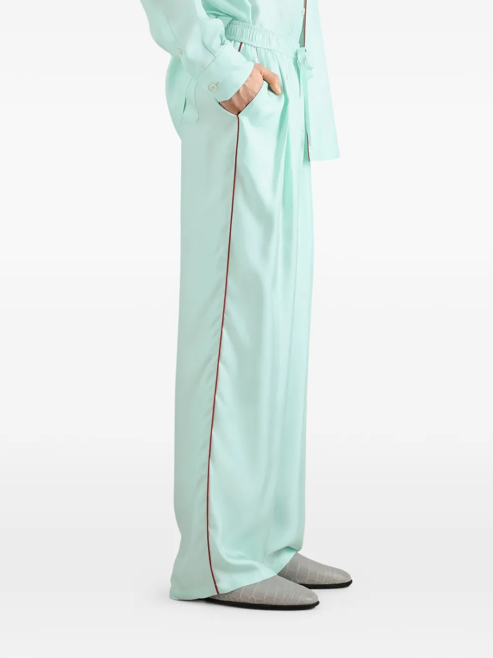 Dolce & Gabbana Vanity zijden broek Blauw