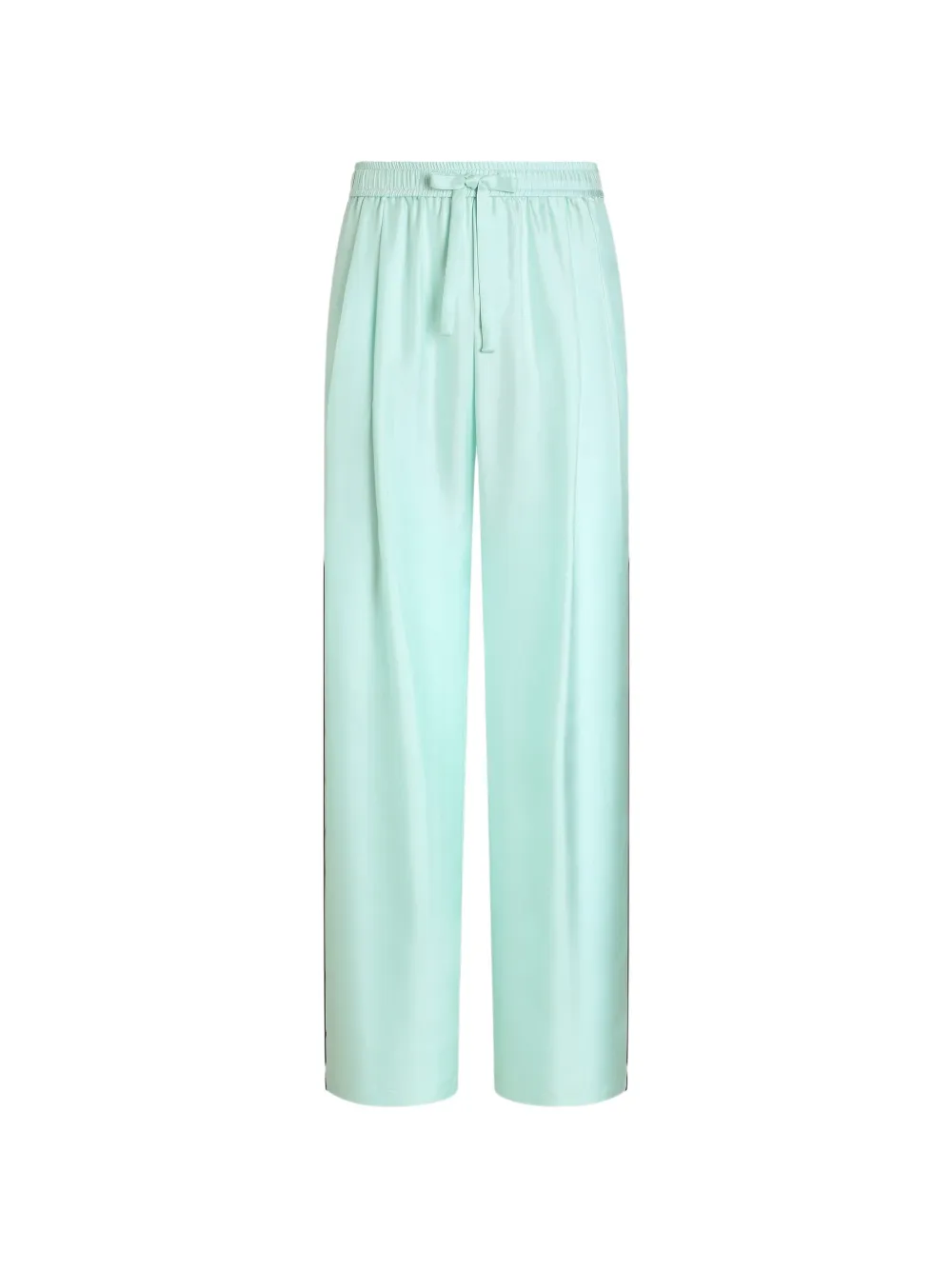 Dolce & Gabbana Pantaloni Vanity in seta - Blu
