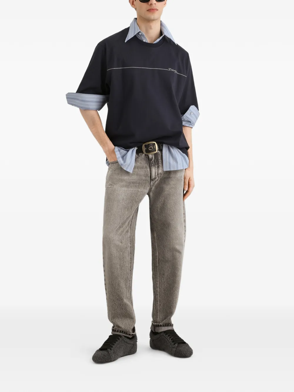 Dolce & Gabbana Denim broek Grijs