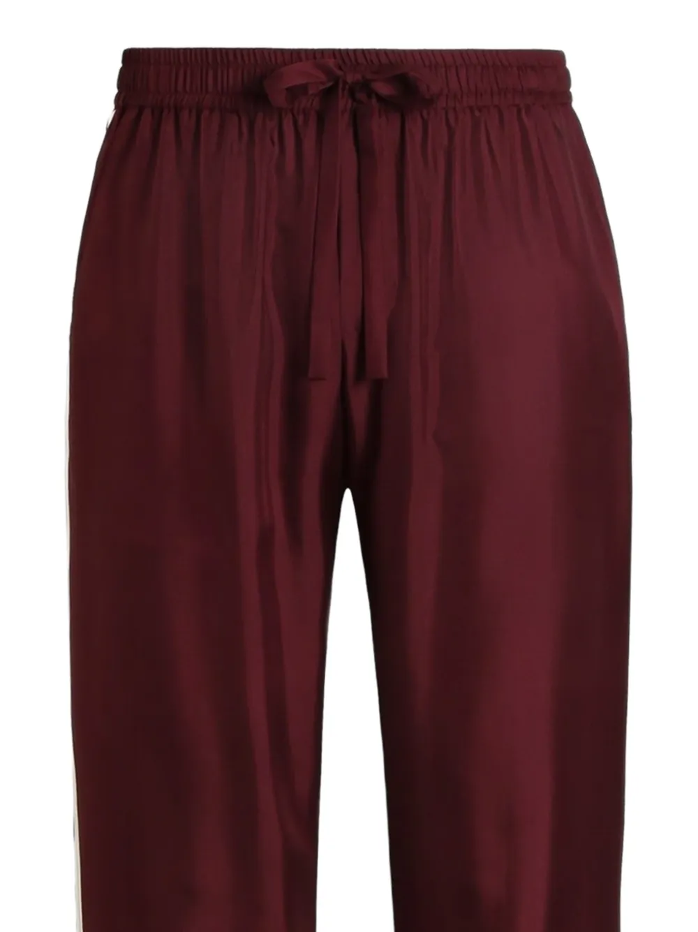 Dolce & Gabbana Vanity silk twill trousers Rood