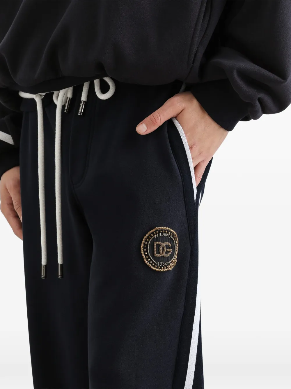 Dolce & Gabbana Joggingbroek van fleece Blauw