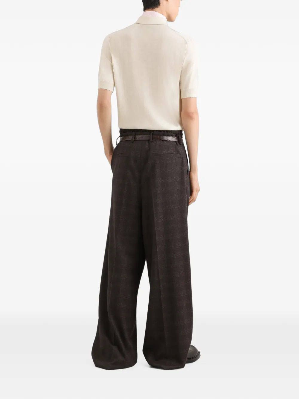 Dolce & Gabbana Broek met glen-ruit Bruin