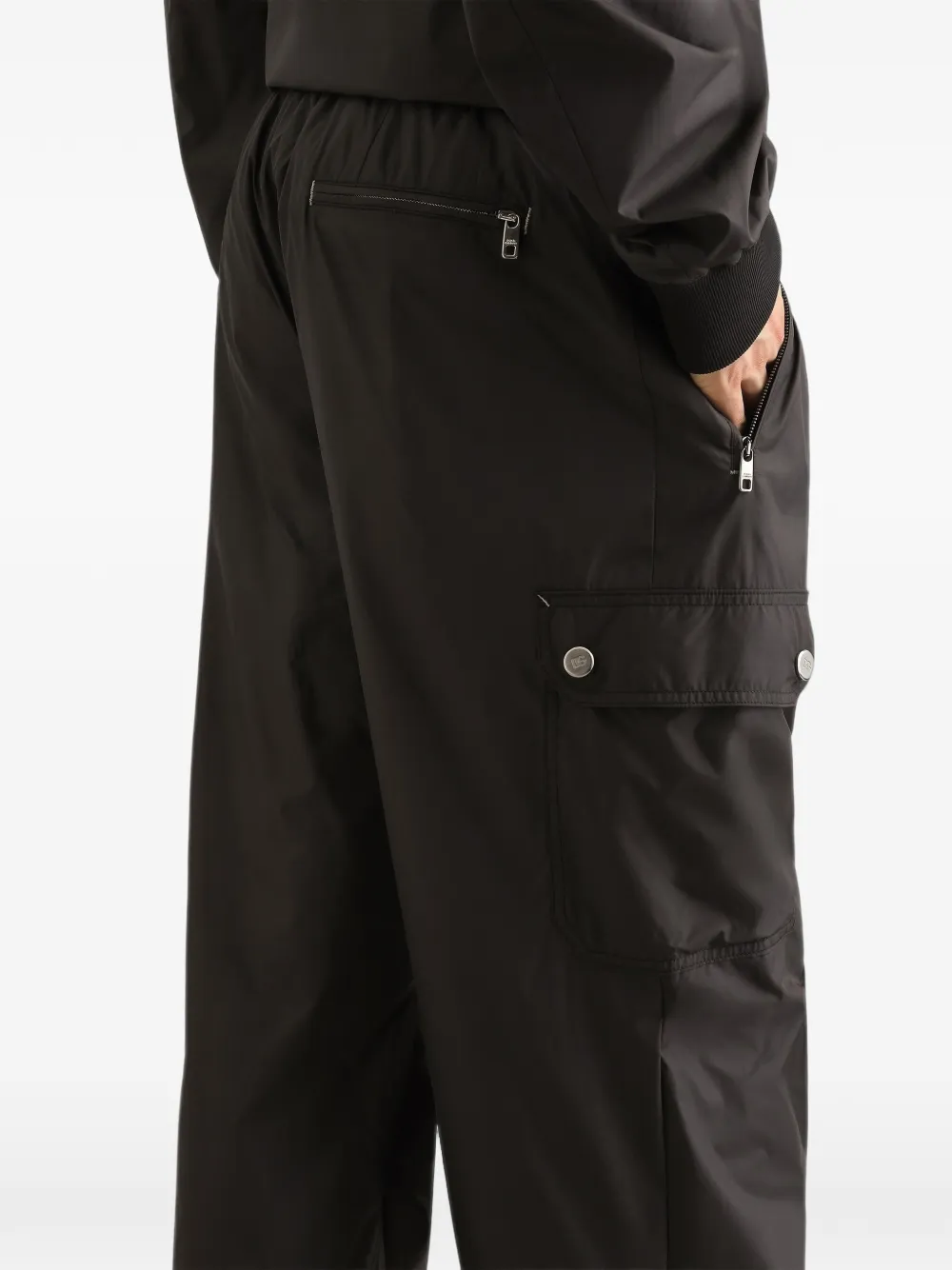 Dolce & Gabbana Nylon joggingbroek Zwart