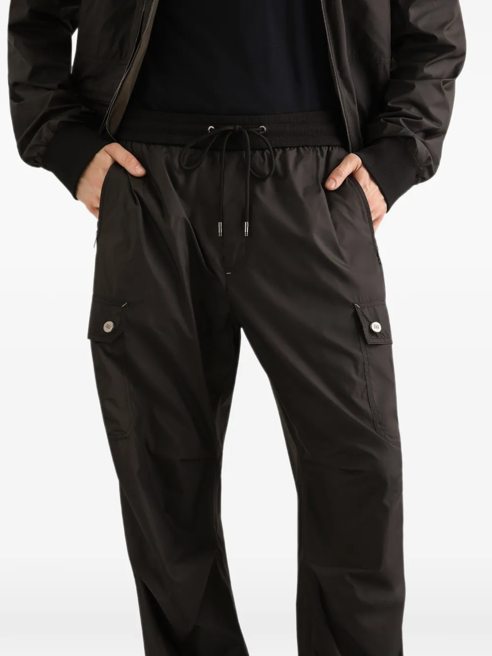 Dolce & Gabbana Nylon joggingbroek Zwart
