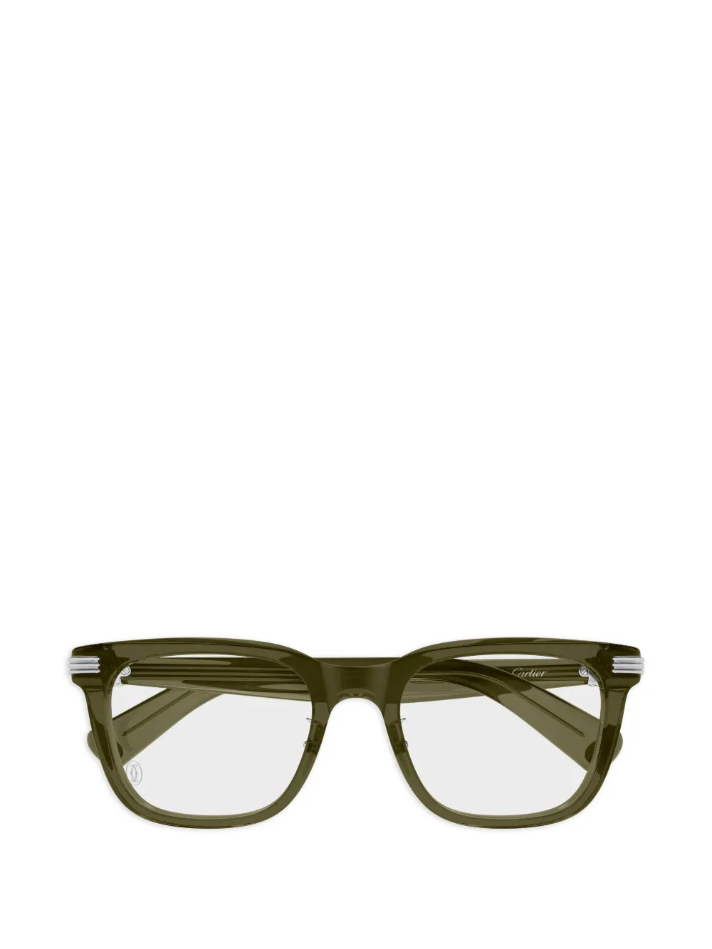 Cartier Eyewear square-frame glasses - Grün