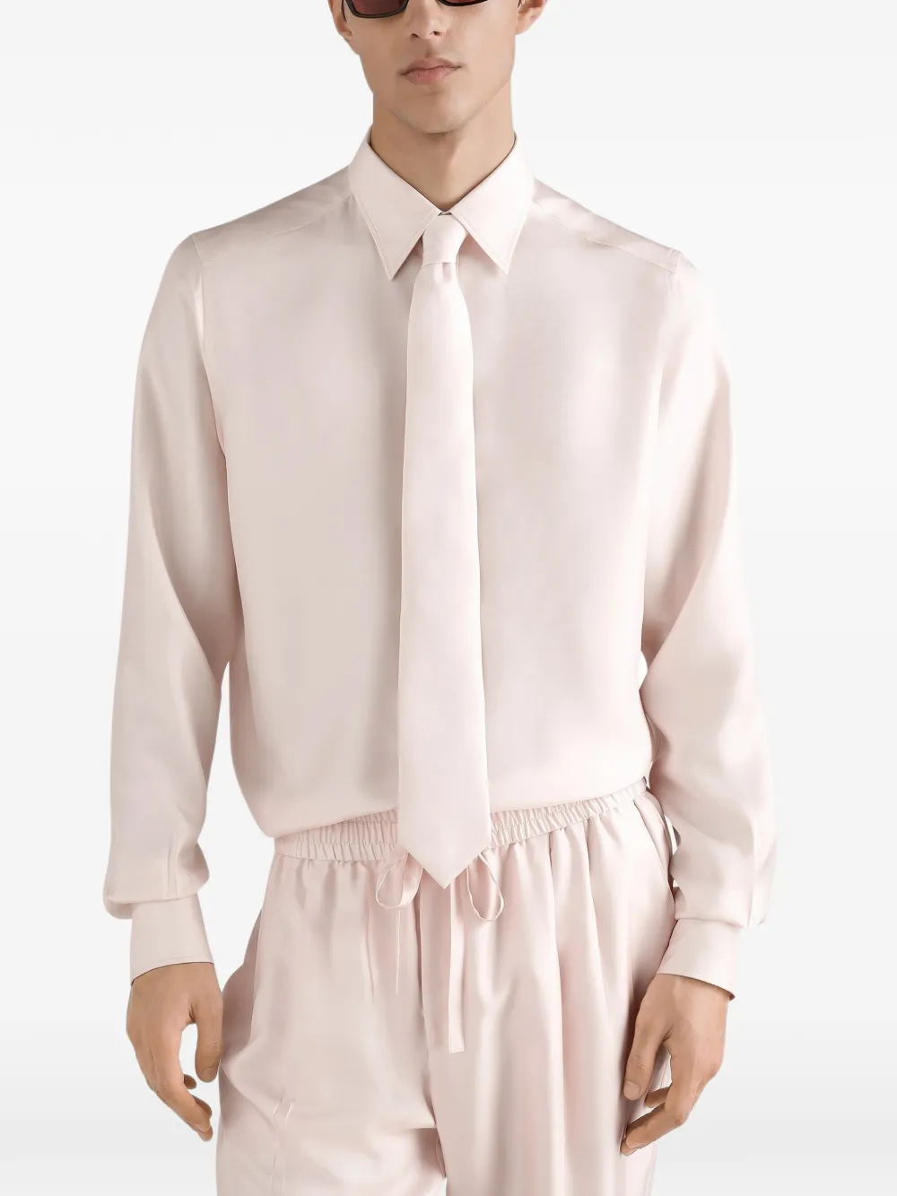 Dolce & Gabbana Zijden stropdas Roze