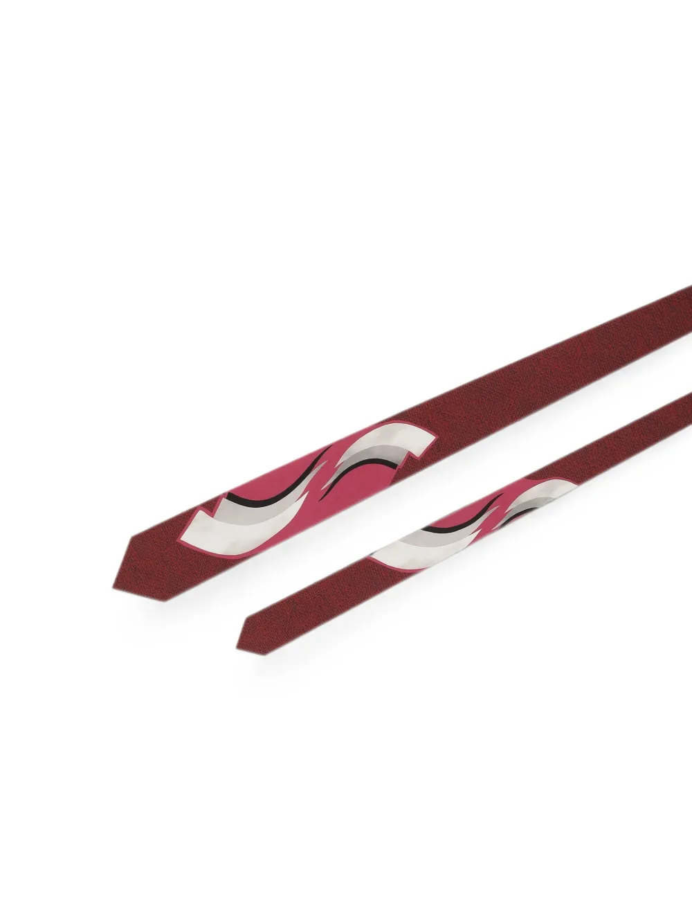 Dolce & Gabbana Twill stropdas met print Rood