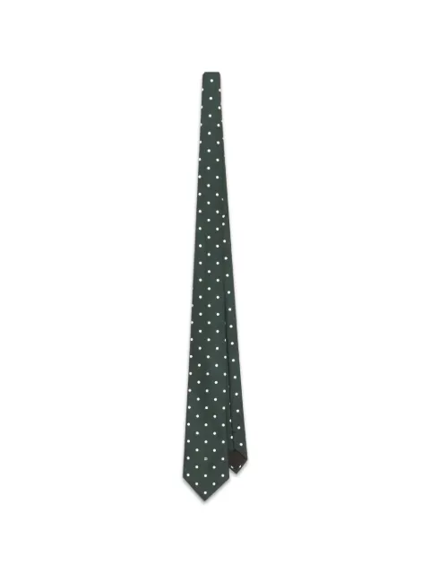 Dolce & Gabbana polka dot-print silk twill tie