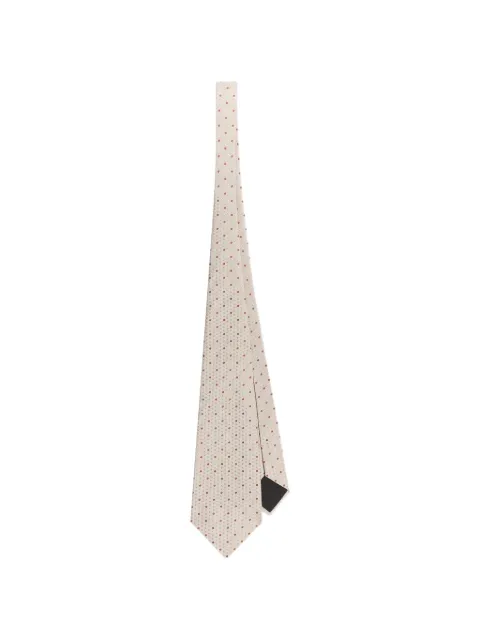 Dolce & Gabbana polka dot jacquard tie